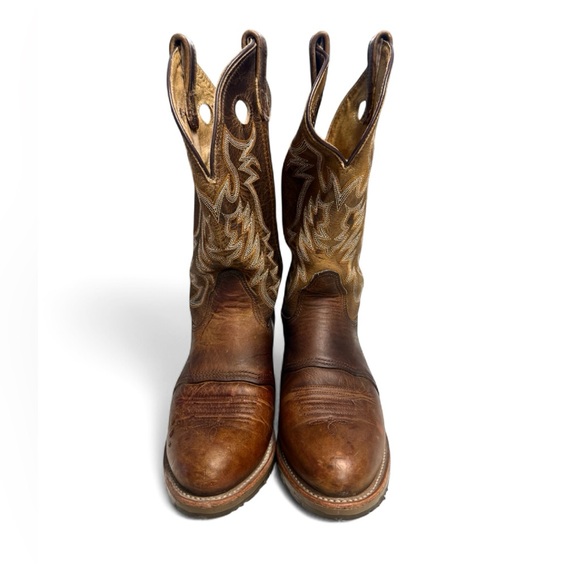 Double H Women’s Daniela 12” Brown Leather Western Work Boots Size 8 - Picture 2 of 10